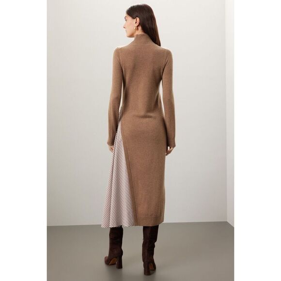 NAADAM Asymmetrical Turtleneck Dress 🗃️ - Picture 3 of 11